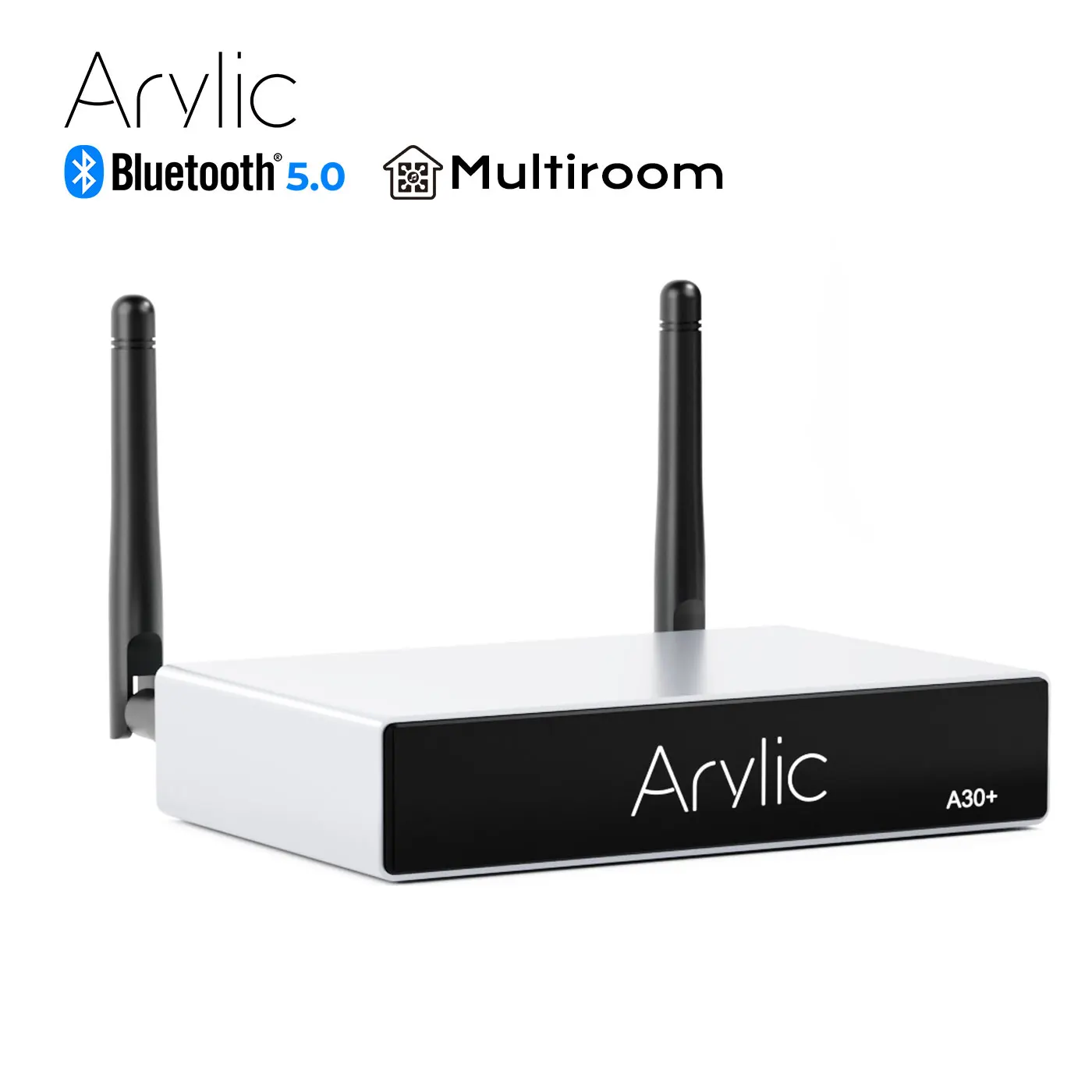 Arylic A30 WiFi and Bluetooth 5.0 Sound Power Amplifier 30Wx2 Mini HiFi Stereo Wireless Audio Amplifier Home Digital Multiroom