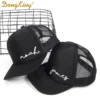 DongKing 2021 New Kid's Custom Name Mesh Trucker Hat Cap Design Snapback Personalized Child Adult 2 Sizes Cute Caps - Image 4