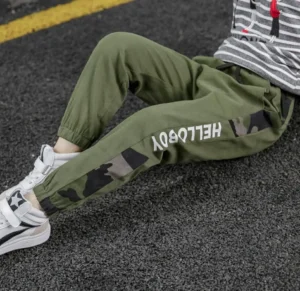 Pants for Boys Spliced Beam Foot Trousers Cotton Casual Sports Pants Clothes for Teenagers Boys 8 10 12 14 16 Years Spring 2020 - Image 5