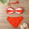 Sexy Bandeau Bikini Set 2023 Women Brazilian Swimsuit Solid Swimwear Female Summer Beachwear Bathing Suit Bequine - Image 6