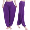 Loose Women Long Pants Harem Yuga Modal Dancing Trouses Casual Hippy Baggy Wide Belly Dance Comfy Boho Pants 15 colors - Image 6