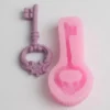 Fine Retro Key Shape Silicone Mold Gypsum Wax Aromatherapy Candle Wax Mold - Image 3