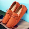 Fashion Men Shoes Genuine Leather Casual Summer Shoes Classic Mens Loafers Elegantes Slip On Men's Flats Plus Male Driving Shoes - Image 3
