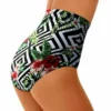 Fashion Summer Women's High Waist Swimsuit Bikini Bottoms Tankini Bottom Swim Shorts Plus Size Floral Print Shorts - Image 4