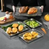 304 Stainless Steel Baking Tray with Pastry Cooling Grid Rack Nonstick Cake Pan Home Deep Oven Plates Kitchen Bakeware Tools - Image 2