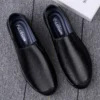 Luxury Loafer Shoes Men Big Size 36-46 Office Oxfords Slip On Genuine Leather Boat Shoes Brand Designer Men Casual Driving Shoes - Image 5
