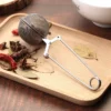 Stainless Steel Tennis Clip Ball Tea Infuser Tea Strainer Herbal Spice Cooking Filter - Image 4