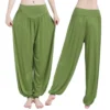 Loose Women Long Pants Harem Yuga Modal Dancing Trouses Casual Hippy Baggy Wide Belly Dance Comfy Boho Pants 15 colors - Image 2