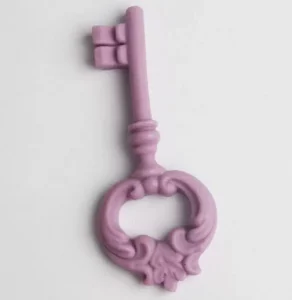 Fine Retro Key Shape Silicone Mold Gypsum Wax Aromatherapy Candle Wax Mold - Image 5