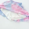 2Pcs Tie dye Summer Big Kids Baby Tall Girls Clothes Tops T-shirt Skirt for 10 11 12 13 14 15 16 Years Old 150cm 160cm Height - Image 6