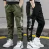 Pants for Boys Spliced Beam Foot Trousers Cotton Casual Sports Pants Clothes for Teenagers Boys 8 10 12 14 16 Years Spring 2020