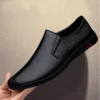 Luxury Loafer Shoes Men Big Size 36-46 Office Oxfords Slip On Genuine Leather Boat Shoes Brand Designer Men Casual Driving Shoes - Image 2