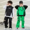 Kids Festival Hip Hop dancing Clothing Sweatshirt High Neck Vest Tactical Cargo Pants Girl Boy Jazz Dance Costume Clothes wear - Image 5