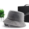 Plus Size Wool Fisherman Hats Male Winter Fleece Snow Panama Hat Big Head Man Large Size Felt Bucket Hats 56-60cm 60-65cm - Image 2