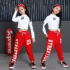 Kids Hip Hop Clothing Clothes Jazz Dance Costume for Girls Cropped Sweatshirt Top Shirt Jogger Pants Ballroom Dancing Streetwear - Image 5