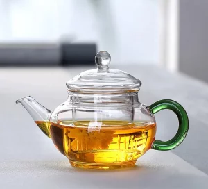 250ml Mini flower teapot with filter,Practical Bottle Flower TeaCup Glass Teapot with Infuser Tea Leaf Herbal Coffee - Image 6