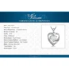 JewelryPalace Heart Love 2.4ct Created Opal 925 Sterling Silver Pendant Necklace for Women No Chain - Image 6