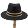 Fashion Women Men Straw Sun Hat With Wide Brim Panama Hat For Beach Fedora Jazz Hat Size 56-58CM - Image 3