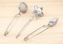Stainless Steel Tennis Clip Ball Tea Infuser Tea Strainer Herbal Spice Cooking Filter - Image 5