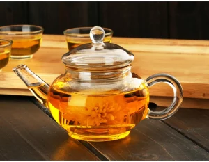 250ml Mini flower teapot with filter,Practical Bottle Flower TeaCup Glass Teapot with Infuser Tea Leaf Herbal Coffee - Image 5