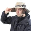 UPF 50 Sun Hat Bucket Autumn Men Women Fishing Boonie Hat Sun UV Protection Long Large Wide Brim Mesh Hiking Outdoor Beach Cap - Image 3