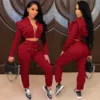 two piece set women tracksuit two piece women sets sweatsuits for female club outfits 2 pieces sets winter clothes 2020 - Image 3