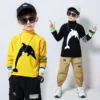 Spring Children Boys Long Sleeve T-shirts Cartoon High Collar Bottoming Tops for Teenage Toddler Boy Clothes 4 8 12 14 16Years - Image 3