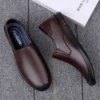 Luxury Loafer Shoes Men Big Size 36-46 Office Oxfords Slip On Genuine Leather Boat Shoes Brand Designer Men Casual Driving Shoes - Image 3