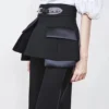 HIGH STREET Women Wide Leg Pants Luxury High Waist Trousers Women Two Piece Skirt Pants Top Quality - Image 3
