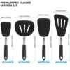 WALFOS Non-stick Silicone Spatula Baking Kitchen Tools Reusable Silicone Spatula Spoon Fried Egg Shovel Fish Shovel - Image 6