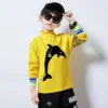 Spring Children Boys Long Sleeve T-shirts Cartoon High Collar Bottoming Tops for Teenage Toddler Boy Clothes 4 8 12 14 16Years - Image 2