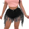 Fashion High Waist Tassel Denim Shorts Sexy Women Casual Straight Club Shorts Jeans Pants Summer Clothing Bottoms - Image 3