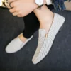 Spring Summer Mens Loafers Plus Size Lightweight Comfortable Flat Casual Shoes Men Breathable Slip on Soft Leather Driving Shoes - Image 6