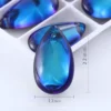 Colorful Drop Tear Shape Loose Rhinestones K9 Glass Jewelry Accessories Pointback Blue Fancy Stones Bracelets Pendant - Image 3