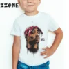 Children Tupac 2pac Hip Hop Swag Printed T-shirt Kids Baby Casual T shirt Girls/Boys Short Sleeve Summer Tops - Image 3