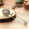 Stainless Steel Tennis Clip Ball Tea Infuser Tea Strainer Herbal Spice Cooking Filter - Image 3