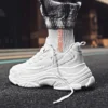 Mens Casual Shoes Adult Footwear Male Sneakers Men Comfortable Autumn Winter Sport Shoes White Unisex Shoes Size 45 - Image 3