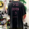 Kanye666 SAINT MICHAEL CHO Vintage High Street Loose Oversized 100％Cotton Nostalgia Tops Retro Black Tees Men T Shirt Hip Hop - Image 4