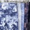 Women Yoga Tight Fit Leggings Quick Drying Tie Dye Sports High Waist Nine Points Pants Running Fitness Elastic Sports Pants - Image 4