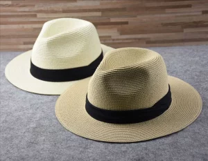 Over Size Straw Sun Hat for Men Big Head 62cm Panama Hats Male Outdoor Fishing Beach Foldable Jazz Top Hat Sunscreen Visor Hat - Image 2