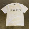 2024 Summer New Women's White Cotton T-Shirt Retro Angel Print Short Sleeve Harajuku Street Wear Y2k Casual Round Neck Top - Image 3