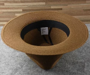 Over Size Straw Sun Hat for Men Big Head 62cm Panama Hats Male Outdoor Fishing Beach Foldable Jazz Top Hat Sunscreen Visor Hat - Image 6