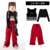 Kids Ballroom Dancing Clothes Jazz Dancewear Party Stage Outfits Street Dance Wear Hip Hop Costumes for Girls Boys T Shirt Pants - Image 6