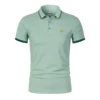 Jack Nicklaus Summer Short-sleeved Men's New Polo Shirt Business Leisure Sports Senior Luxury Brand Printed High-quality T-shirt - Image 2