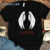 High Quality Devil Lucifer Letter Printed Tshirt Female Ladies Short Sleeve Loose Women T-shirt Harajuku Clothes Black Y2k Tops - Image 3