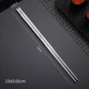 1 Pair 304 Stainless Steel Chopstick Tableware Korean Non-Slip Chopsticks Antiskid Household Metal Reusable Chopstick - Image 6