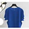 Fashion Women Summer Oversized Ice Silk T-shirt Short Sleeve Female Clothing New Tees Pretty Aesthetic Pullover Loose Casual Top - Image 6