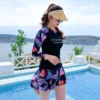 Letter Slim Sexy Bikini Split Type Two Piece Set Fashion Bikinis Sets Summer Sunscreen Swimwear Long Sleeved Women's Swimsuit - Image 5