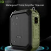 SHIDU Portable Voice Amplifier With Wireless Microphone For Teachers IPX5 Waterproof Bluetooth Speaker 4400mAh Power Bank M800 - Image 6