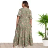 2023 Summer New Hot Sale European And American Style Plus Size Bohemia Printed Loose Dress For Women - Image 2